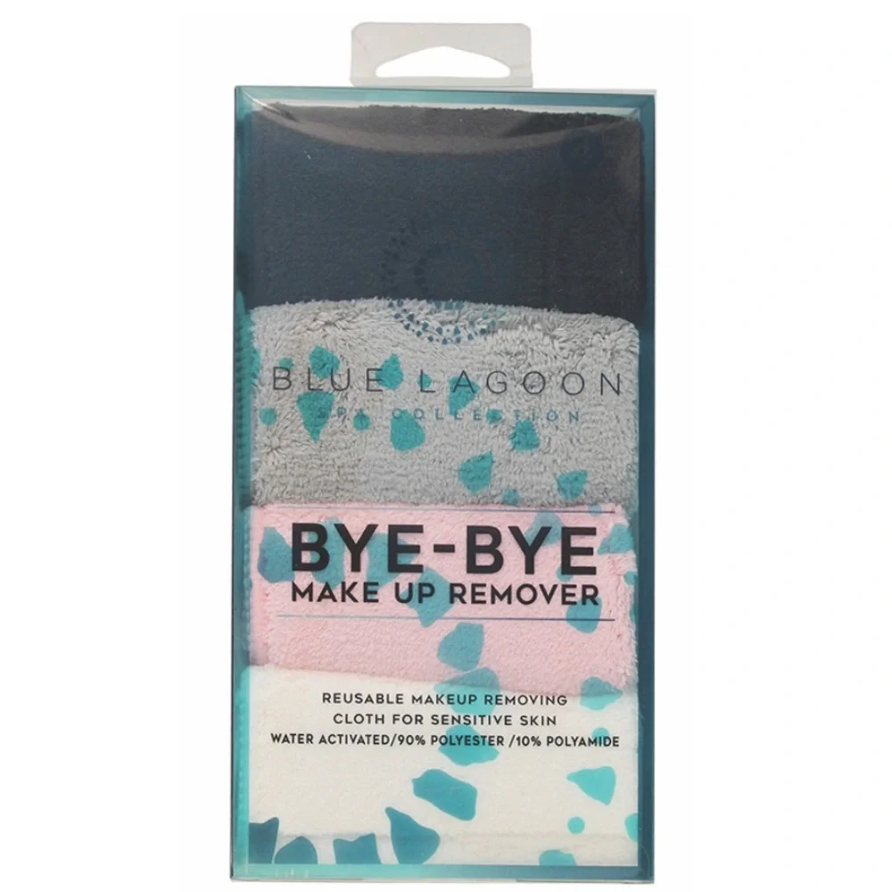 Blue Lagoon Bye-Bye Makeup Remover 4 Pack Value Set NEW IN BOX! NIB